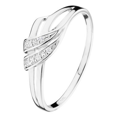 Bague Jade Les Poinçonneurs en or blanc et pavage diamants