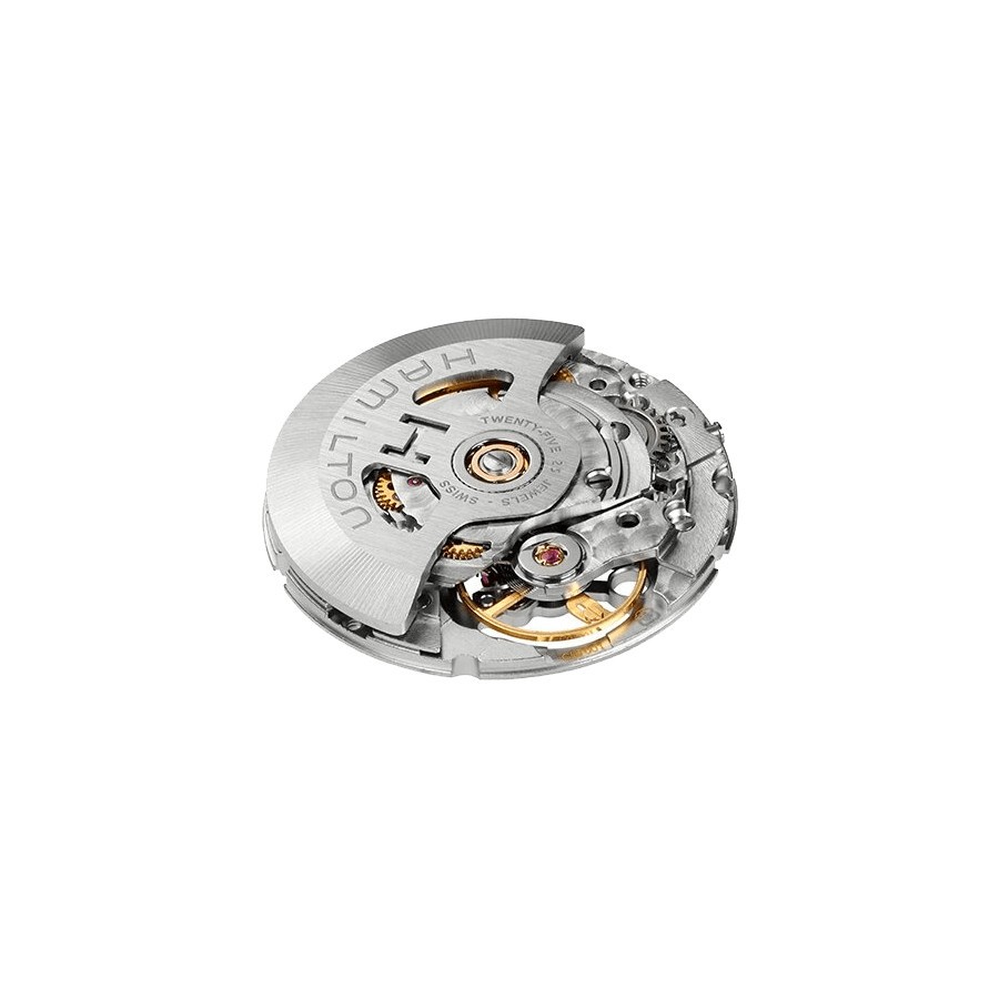 Montre Hamilton Ventura Elvis80 Skeleton automatique bracelet caoutchouc noir 42,50 x 44,60 mm H24535331