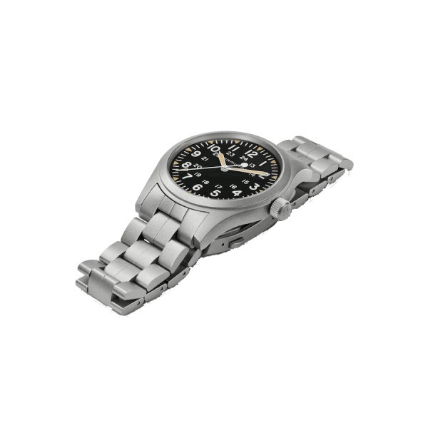Hamilton khaki field steel bracelet hotsell