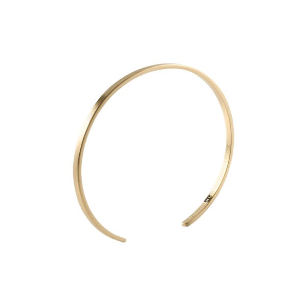 Bracelet Le Gramme Ruban en or jaune 750 Lisse Brossé