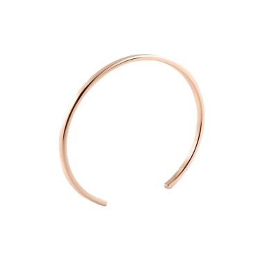 Bracelet Le Gramme Ruban en or rouge 750 Lisse Brossé