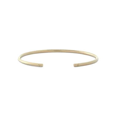 Bracelet Le Gramme Jonc en or jaune 750 Lisse Brossé