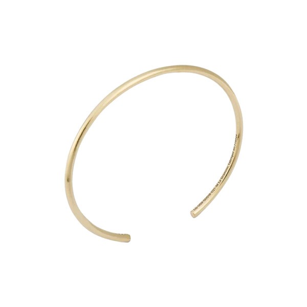 Bracelet Le Gramme Jonc en or jaune 750 Lisse Brossé