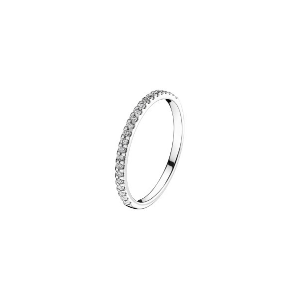 Wedding Ring Les Poinçonneurs Olympe in white gold and diamonds