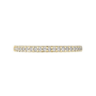 Alliance Jolie Majesté en or jaune et diamants