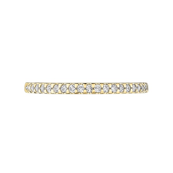 Alliance Jolie Majesté en or jaune et diamants