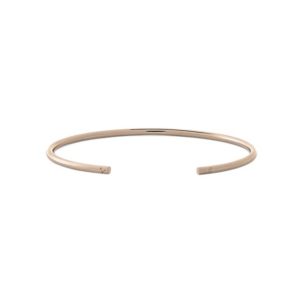 Bracelet Le Gramme Jonc in red gold 750 Smooth Polished