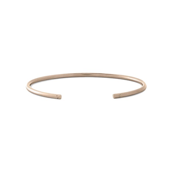 Bracelet Le Gramme Jonc in red gold 750 Smooth Brushed