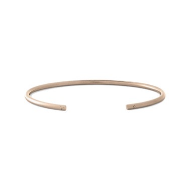 Bracelet Le Gramme Jonc in red gold 750 Smooth Brushed
