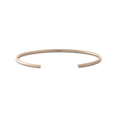 Bracelet Le Gramme Jonc in red gold 750 Smooth Brushed