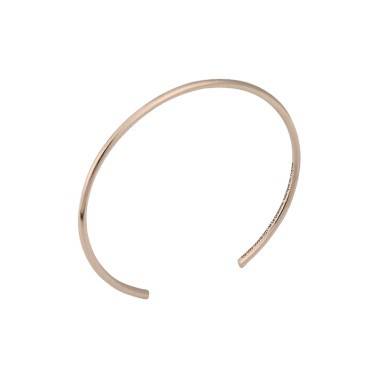 Bracelet Le Gramme Jonc en or rouge 750 Lisse Brossé