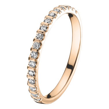 Alliance Les Poinçonneurs Astre en or rose et diamants