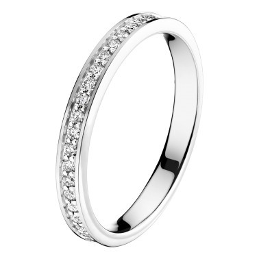 Wedding ring Les Poinçonneurs Venus in white gold and diamonds