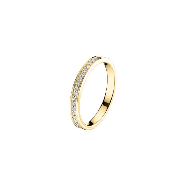Wedding ring Les Poinçonneurs Venus in yellow gold and diamonds