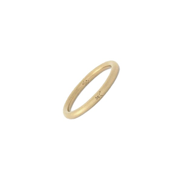 Ring Le Gramme Jonc in yellow gold 750 Smooth Brushed