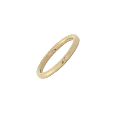Ring Le Gramme Jonc in yellow gold 750 Smooth Brushed
