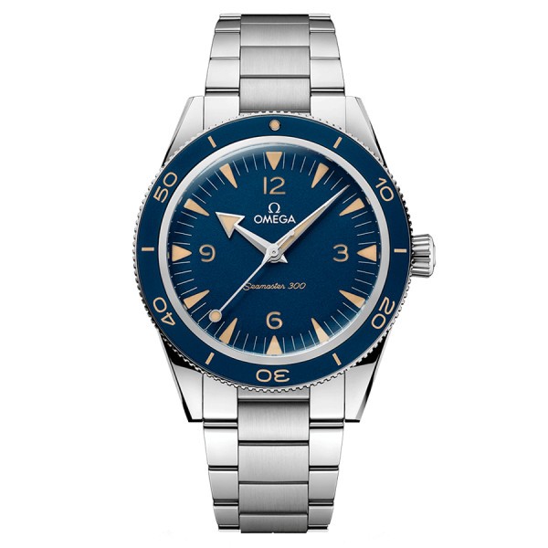 Montre Omega Seamaster 300 automatique Co-Axial cadran bleu bracelet acier 41 mm 234.30.41.21.03.001