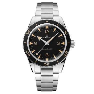 Montre Omega Seamaster 300 automatique Co-Axial cadran noir bracelet acier 41 mm