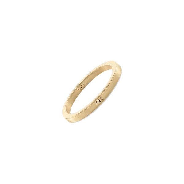 Ring Le Gramme Ribbon in yellow gold 750 Smooth Polished
