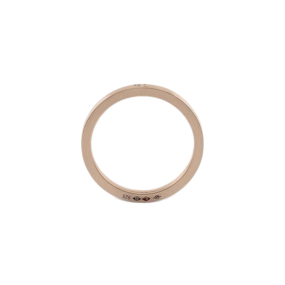 Anneau Le Gramme Ruban en or rouge 750 Lisse Brossé