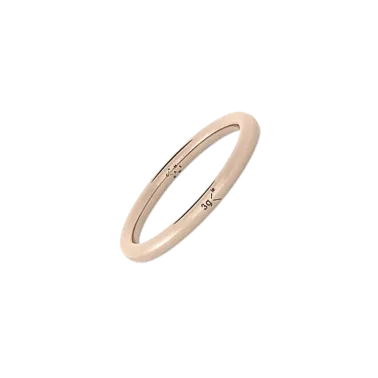 Anneau Le Gramme Jonc en or rouge 750 Lisse Poli