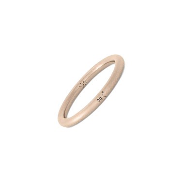 Ring Le Gramme Jonc in red gold 750 Smooth Brushed