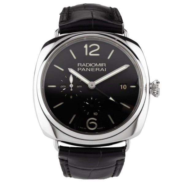 Montre Panerai cadran noir bracelet cuir noir