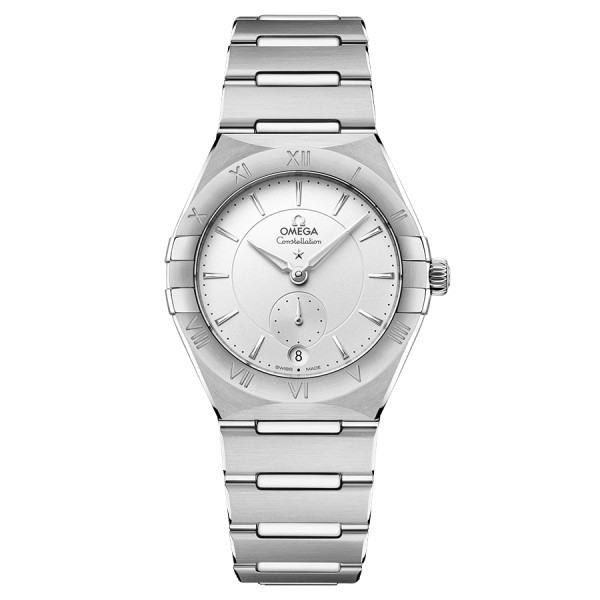 Omega Constellation Master Chronometer Petite Seconde automatic watch silver dial steel bracelet 34 mm 131.10.34.20.02.001