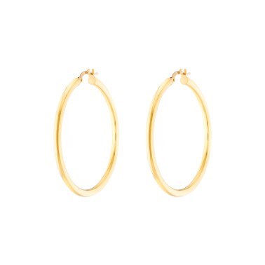 Créoles Les Poinçonneurs Bali en or jaune