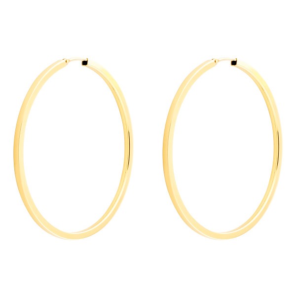 Hoops earrings Les Poinçonneurs Rio yellow gold