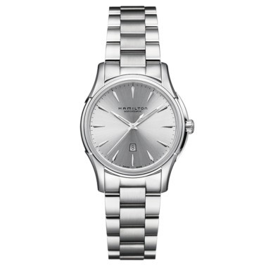 Montre Hamilton Jazzmaster cadran argenté bracelet acier 34 mm - SOLDAT PL