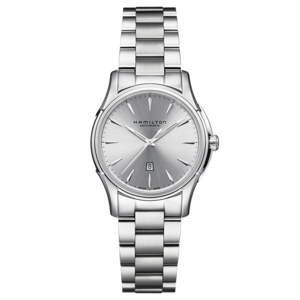 Montre Hamilton Jazzmaster cadran argenté bracelet acier 34 mm - SOLDAT PL