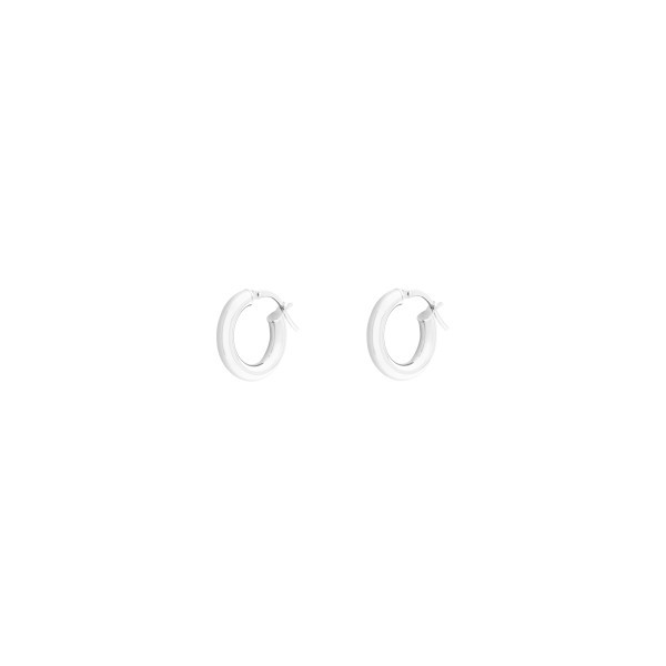 Hoops earrings Les Poinçonneurs Oslo in white gold