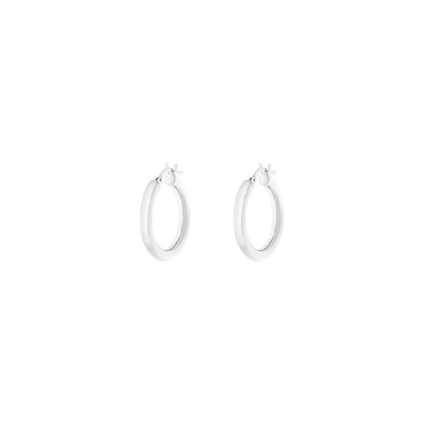 Hoops earrings Les Poinçonneurs Oslo in white gold