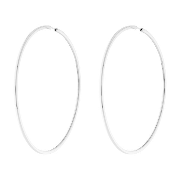 Créoles Les Poinçonneurs Bora en or blanc 3147G