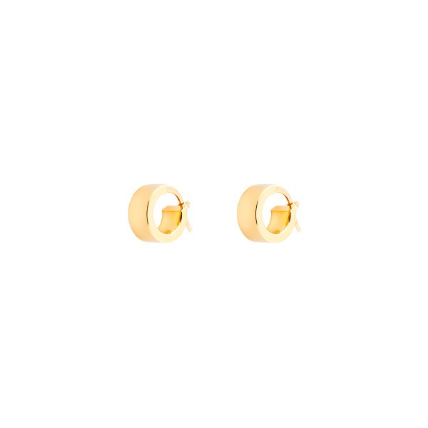 Hoops earrings Les Poinçonneurs Beja in yellow gold