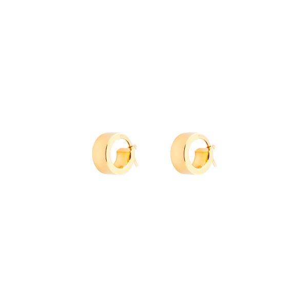 Hoops earrings Les Poinçonneurs Beja in yellow gold