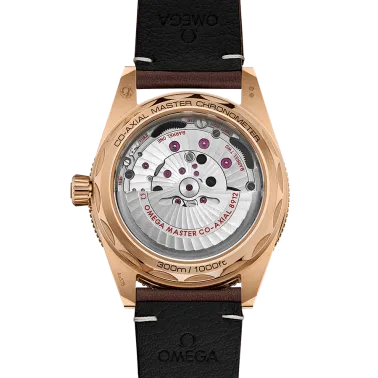 Omega Seamaster 300 Co-Axial Master Chronometer Bronze watch brown dial brown leather strap 41 mm 234.92.41.10.001
