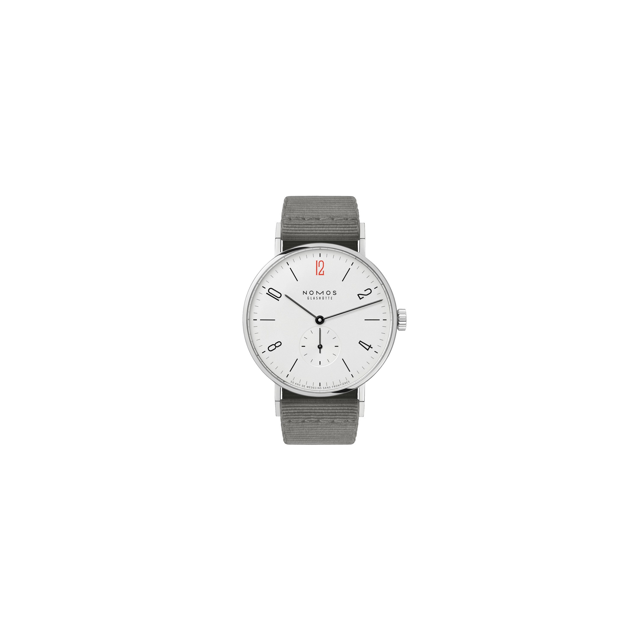 Montre Nomos Tangente 38 50 ans de MSF Ed. limitee 165.S50 Lepage