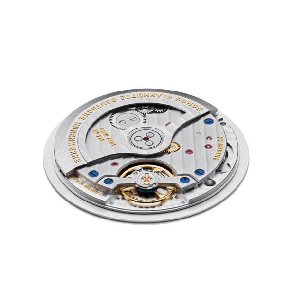 Nomos Metro neomatik 41 Update automatic watch white dial grey textile strap 40,5 mm 1165
