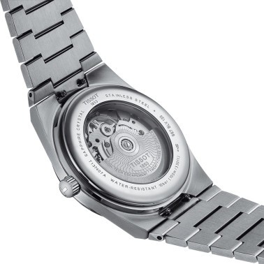 Montre Tissot PRX Powermatic 80 automatique cadran argent bracelet acier 40 mm T137.407.21.031.00