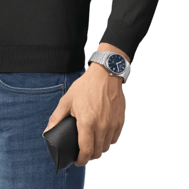 Montre Tissot PRX Powermatic 80 automatique cadran bleu bracelet acier 40 mm T137.407.11.041.00
