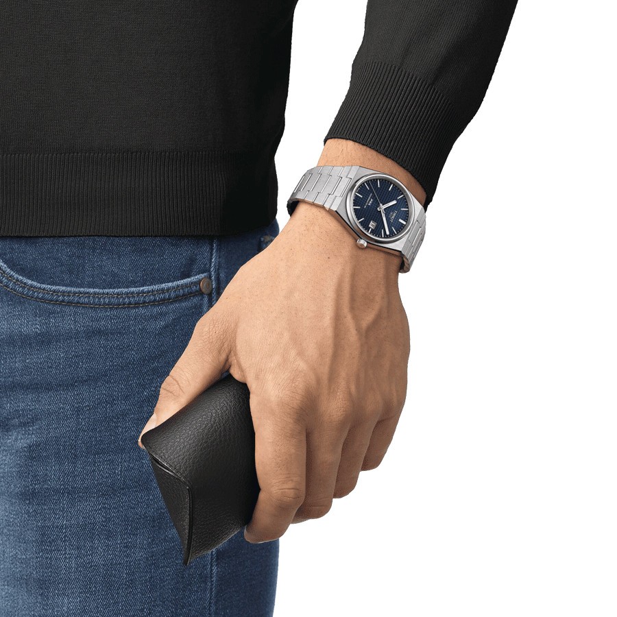 Watch Tissot PRX Powermatic 80 automatic blue dial steel bracelet 40 mm T137.407.11.041.00