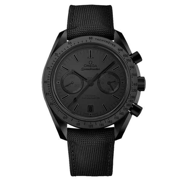 Montre Omega Speedmaster Dark Side of The Moon Black Black automatique Co-Axial bracelet textile noir 44,25 mm