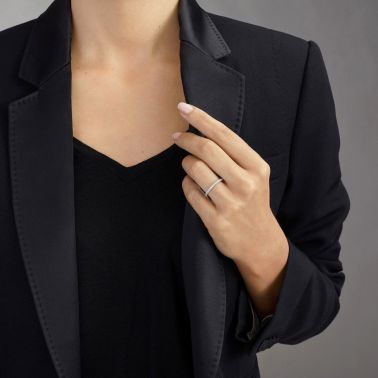 Alliance Messika Gatsby tour complet en or blanc et diamants