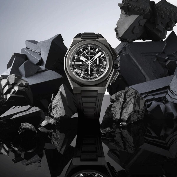Montre Zenith Defy Extreme automatique cadran gris bracelet acier 45 mm 97.9100.9004/02.I001