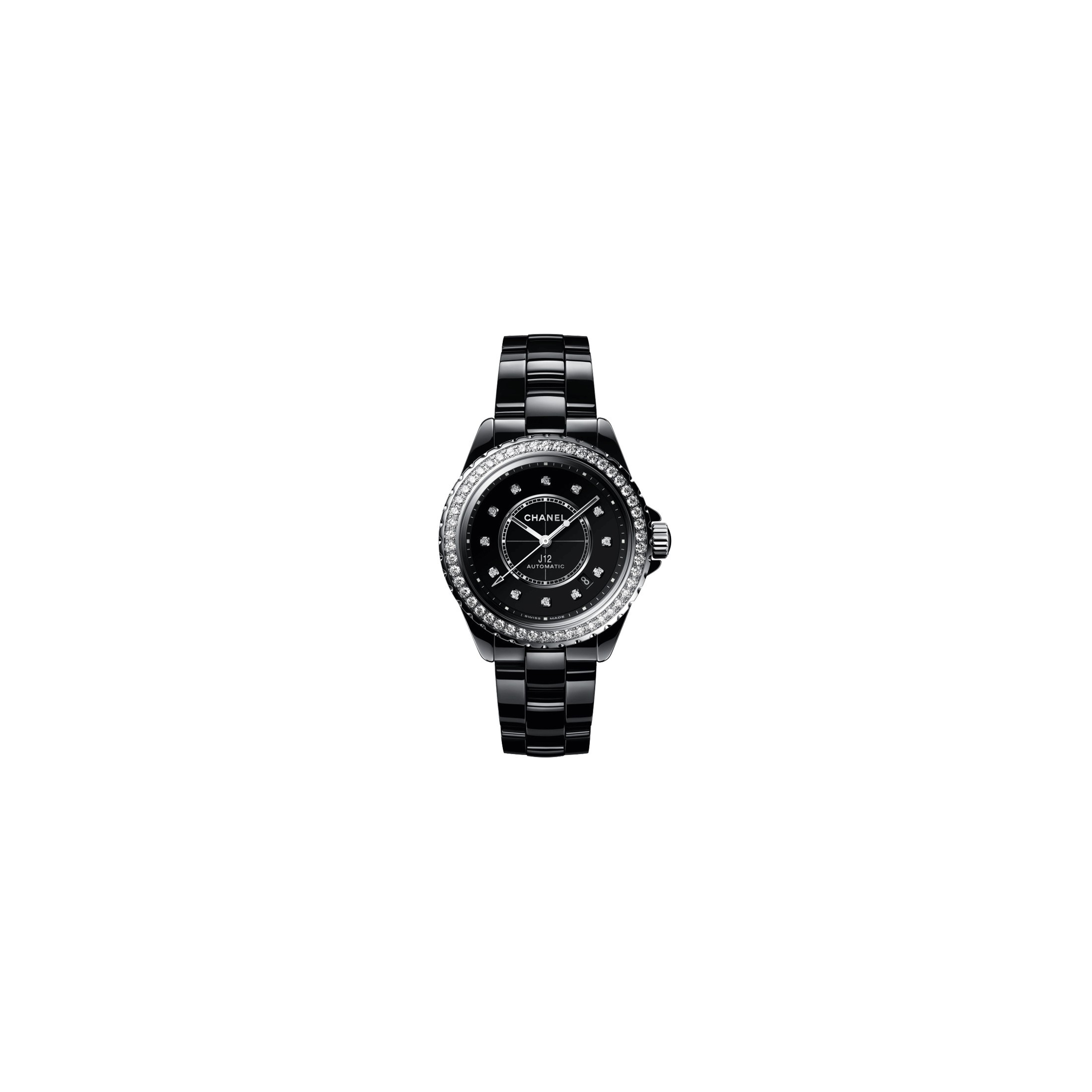 Montre CHANEL J12 automatique lunette sertie 38 mm H6526 Lepage