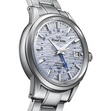 Montre Grand Seiko Elegance automatique cadran bleu bracelet acier 39,5 mm SBGJ249