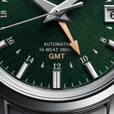 Montre Grand Seiko Elegance automatique cadran vert bracelet acier 39,5 mm SBGJ251G