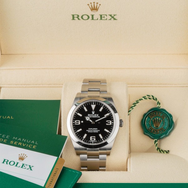 Montre Rolex Explorer Full Set 2019 Ref. 214270 39 mm Lepage